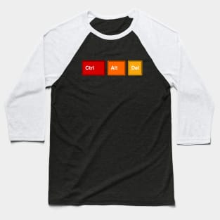 CTRL+ALT+DEL Baseball T-Shirt